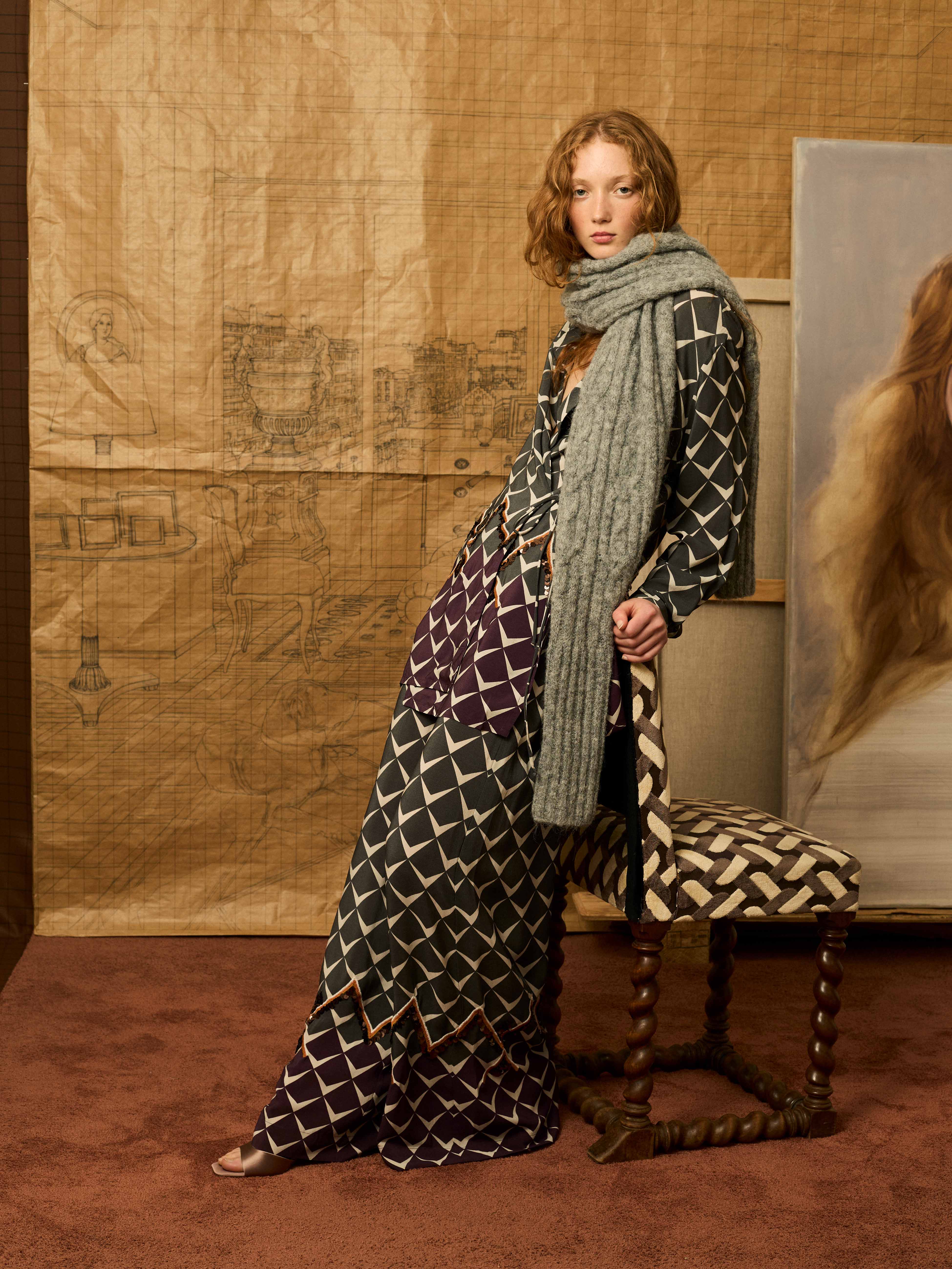 Blazer camisera greca antracita