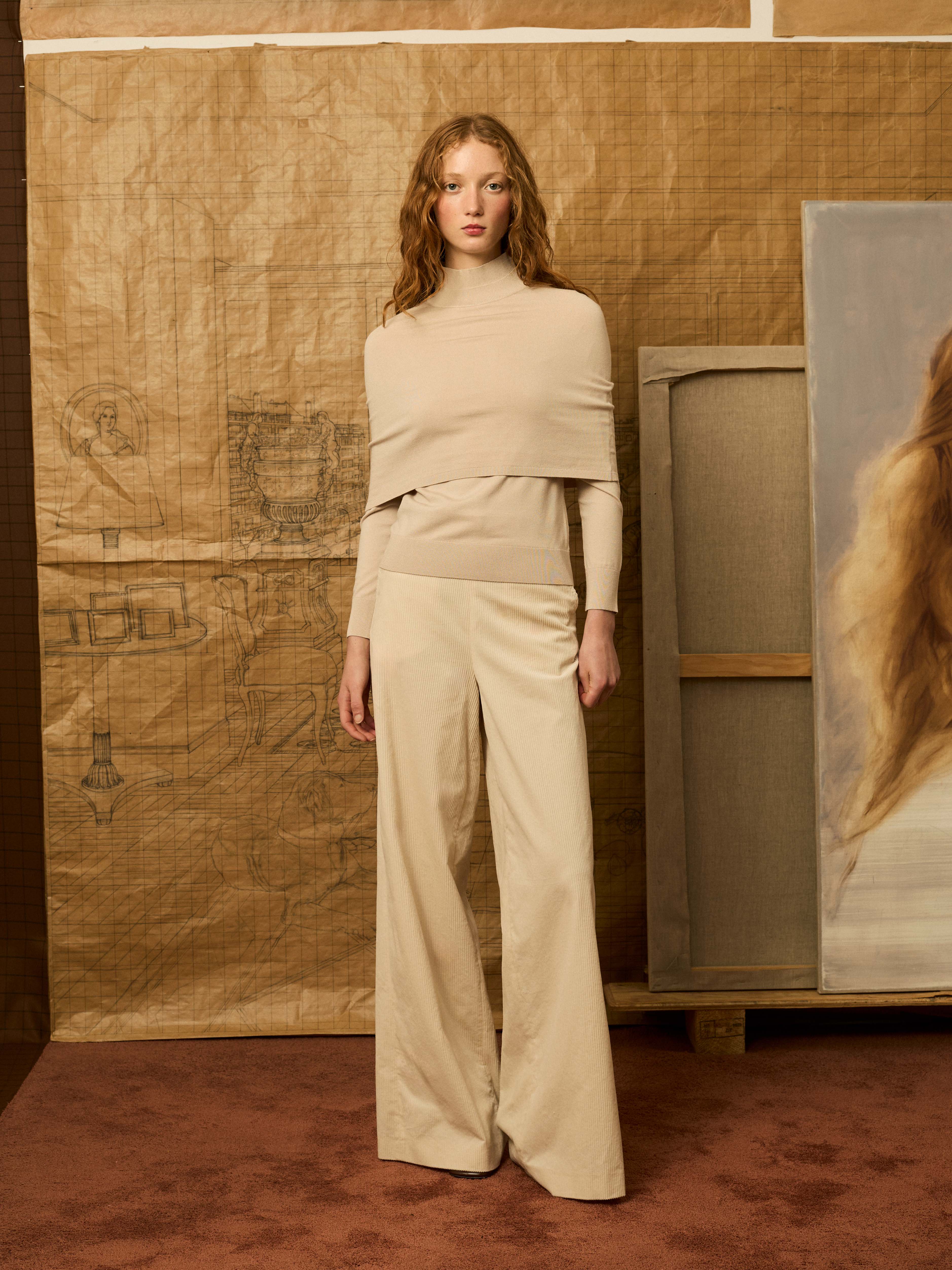 Jersey marfil con capita