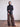 Black poplin button-down shirt