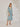 Blue printed midi dress