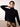 Jersey cuello alto negro