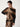 Jersey de intarsia de lurex dorado