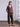 Jersey punto multirrayas burdeos